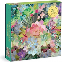 Puzzle GALISON mozaika z sukulentów 500 elementów