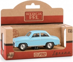 jeżdżący model PRL Syrena 104 – niebieski 1:43 die-cast
