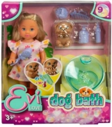 Laleczka Evi z pieskiem i akcesoriami