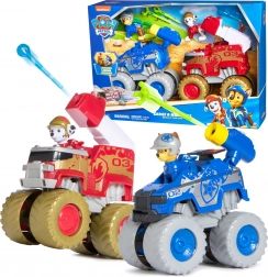 Paw Patrol Rescue Wheels terenowe auta Marshall i Chase z figurkami