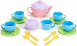 Green Toys różowa zestaw do herbaty 17 szt.