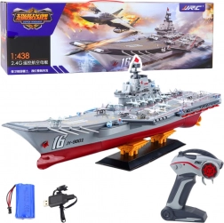 rc lotniskowiec 1:438 ze światłami, 30 km/h