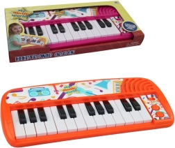 Elektroniczne pianinko dla dzieci, 24 klawisze, 30 cm