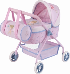 Mój pierwszy wózek dla lalek z torbą Gala, 56 cm