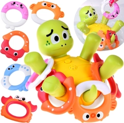 Interaktywna kąpielowa żółwica z fontanną wodną