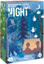 Dwustronne puzzle Dzień i noc w lesie - 54 elementy