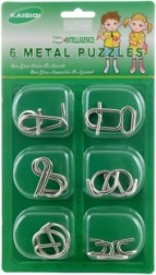 Metalowe łamigłówki dla dzieci