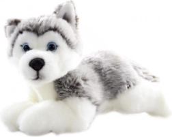 Pluszowy husky leżący 23 cm eco friendly