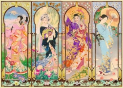 Puzzle Ravensburger Cztery pory roku 1000 elementów