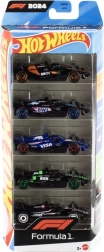 Hot Wheels Formula 1 – zestaw 5 metalowych autek 1:64