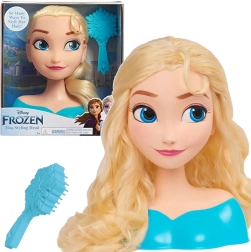 Głowa do czesania i stylizacji DISNEY FROZEN Elsa ze szczotką