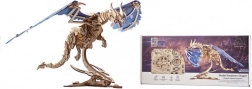 UGEARS mechaniczne puzzle 3D – wietrzny smok, 320 elementów