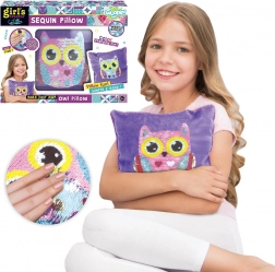 Kreatywny zestaw Poduszka do ozdabiania Sowa WOOPIE ART&FUN