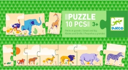 Długie puzzle dla dzieci 10 elementów od DJECO
