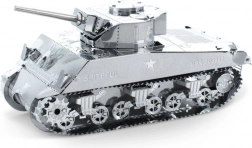 metal earth 3d metalowy model czołgu m4 sherman