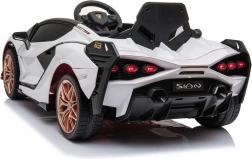 Elektryczny samochodzik dla dzieci Lamborghini Sian z pilotem – Biały