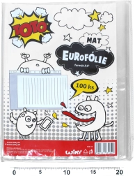 Przezroczysta zawieszana koszulka U format A4 matowa