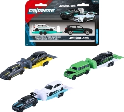 Majorette Mercedes-AMG z przyczepą – metalowy model z ruchomymi częściami