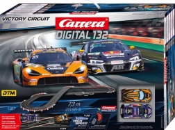 Autodrom Carrera Digital 132 Victory Circuit 7,3 m z autami McLaren 720S GT3 i Audi R8 LMS GT3