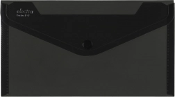 Szare metaliczne etui na dokumenty z napem DL ELECTRA