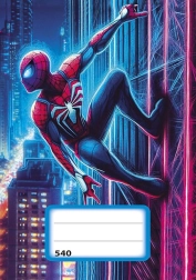 Zeszyt A5 bez liniowania z motywem Superbohatera