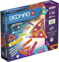 Geomag Glitter – magnetyczny zestaw konstrukcyjny 35 elementów