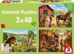 Puzzle SCHMIDT moi ulubieni konicy 3×48 elementów