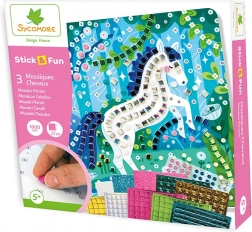 Stick & Fun mozaika – koniki kreatywny zestaw dla dzieci