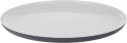 Plastowy płaski talerz KEMP 25 cm