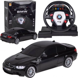 RC auto ze sterowaniem kierownicą BMW M3 1:24 – zabawny zdalnie sterowany sportowy samochód dla dzieci