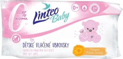 Dziecięce chusteczki nawilżane z nagietkiem LINTEO Baby 24 szt.