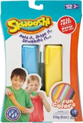 Skwooshi zestaw kreatywny – 2 masy plastyczne i foremki pojazdów