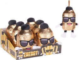 Pluszowy brelok bubble tea z metalowym klipsem