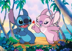 Puzzle TREFL Premium Plus Stitch & Angel 1000 elementów