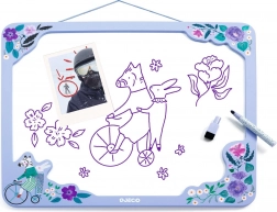 Djeco magnetyczna suchościeralna tablica zebra z drewnianą ramą