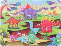 Puzzle dinozaury 104 elementy