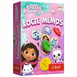 Memory Kocie Memos TREFL – Koci domek Gabi