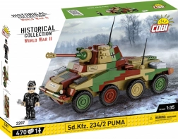 Klocki: Opancerzony wóz rozpoznawczy Sd.Kfz. 234/2 Puma 1:35 (COBI)