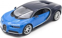 rc auto bugatti chiron 1:14 z led i 2,4 ghz od rastar – niebieski
