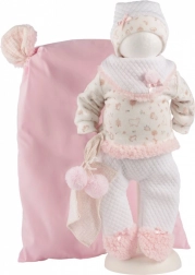 Ubranka i akcesoria dla lalki 40 cm LLORENS – zestaw 6 szt.