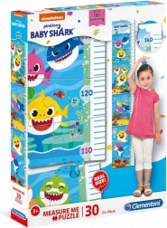 Puzzle miarka wzrostu Baby Shark 30 elementów