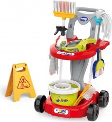 dziecięcy wózek do sprzątania z akcesoriami 55 cm