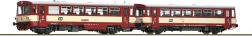 Roco spalinowy wagon silnikowy 810 ČD z wagonem doczepnym Btax, H0