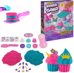 Kinetic Sand Unicorn cukiernia – zestaw do robienia babeczek 453 g z akcesoriami