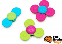 Fat Brain WhirlySquigz – spinnery dla dzieci, 3 szt.