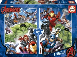 Puzzle Avengers 2×100 elementów EDUCA