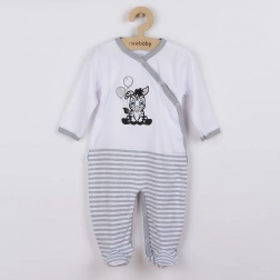 Niemowlęcy bawełniany pajacyk NEW BABY Zebra Exclusive