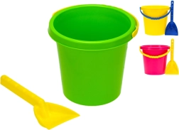 Zestaw do piasku z wiaderkiem 17 cm i łopatką