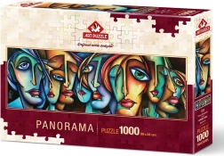 ART PUZZLE Panoramiczne puzzle Twarze 1000 elementów