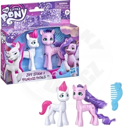 My Little Pony zestaw koników Zipp Storm i Princess Petals BFF Adventure